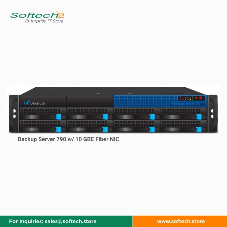 Barracuda Backup Server 790 w/ 10 GBE Fiber NIC - Backup Server/Service