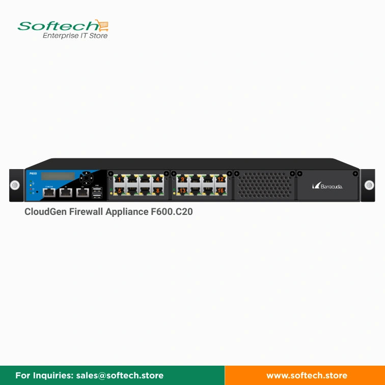Barracuda CloudGen Firewall Appliance F600.C20 - CloudGen Firewall