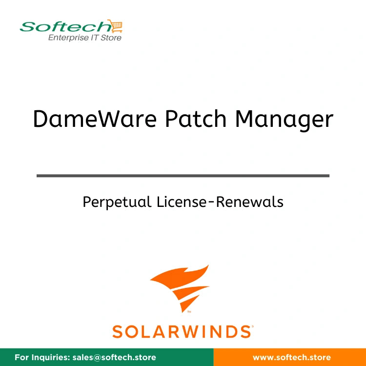 SolarWinds DameWare Patch Manager - Annual Maintenance Renewal - DameWare Patch Manager