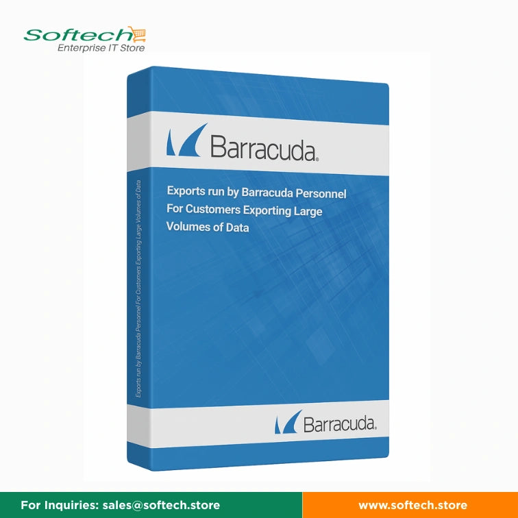 Exports run by Barracuda Personnel For Customers Exporting Large Volumes of Data - Support/Training