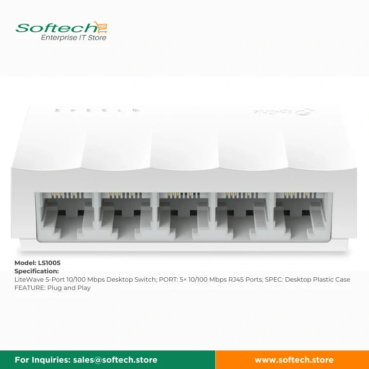 TP-LINK FESTA Unmanaged 5/8P 10/100M Switch