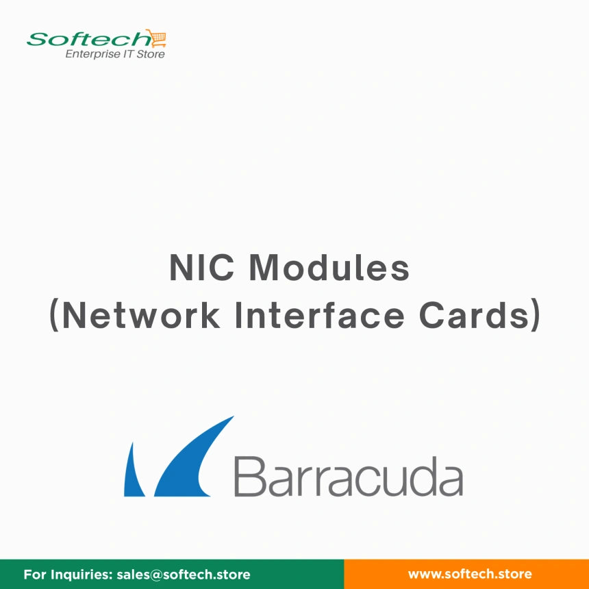 Barracuda NIC Modules for enhanced network connectivity
