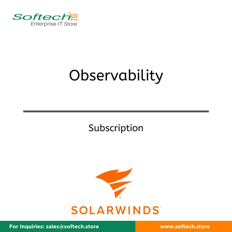 SolarWinds Observability SaaS Logs - 1 GB/Month, 90-Day Retention - Annual Subscription - Observability
