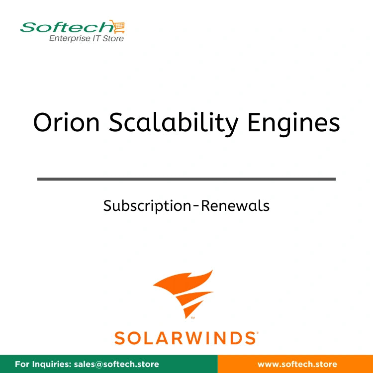 SolarWinds Additional Polling Engine for SolarWinds Unlimited Licenses - Annual Subscription Renewal - Orion Scalability Engines