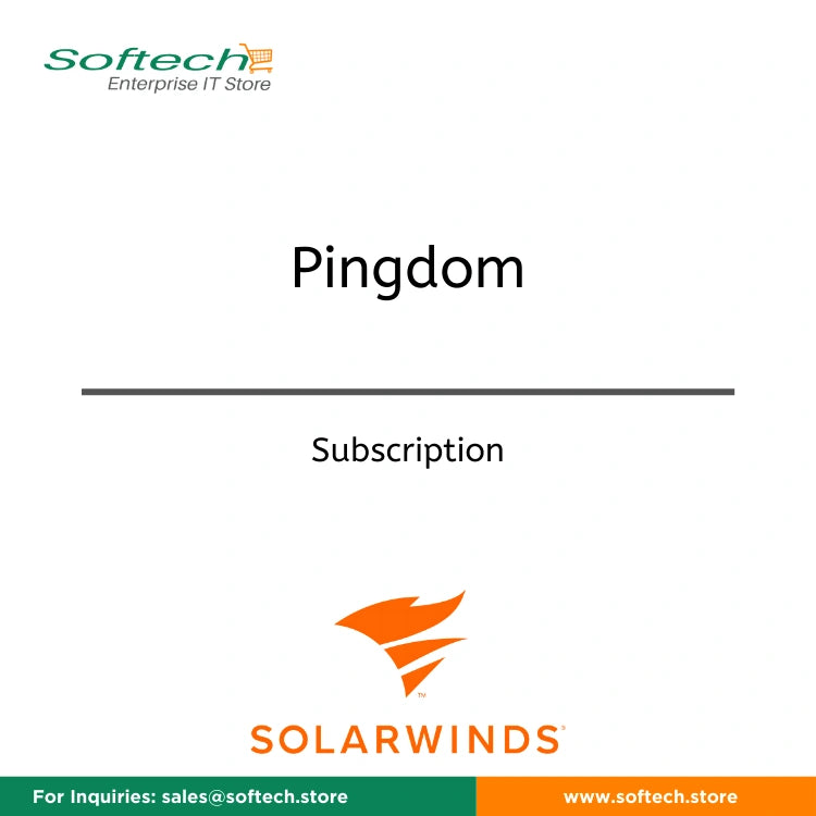 SolarWinds Pingdom Synthetics - Annual Subscription - Pingdom