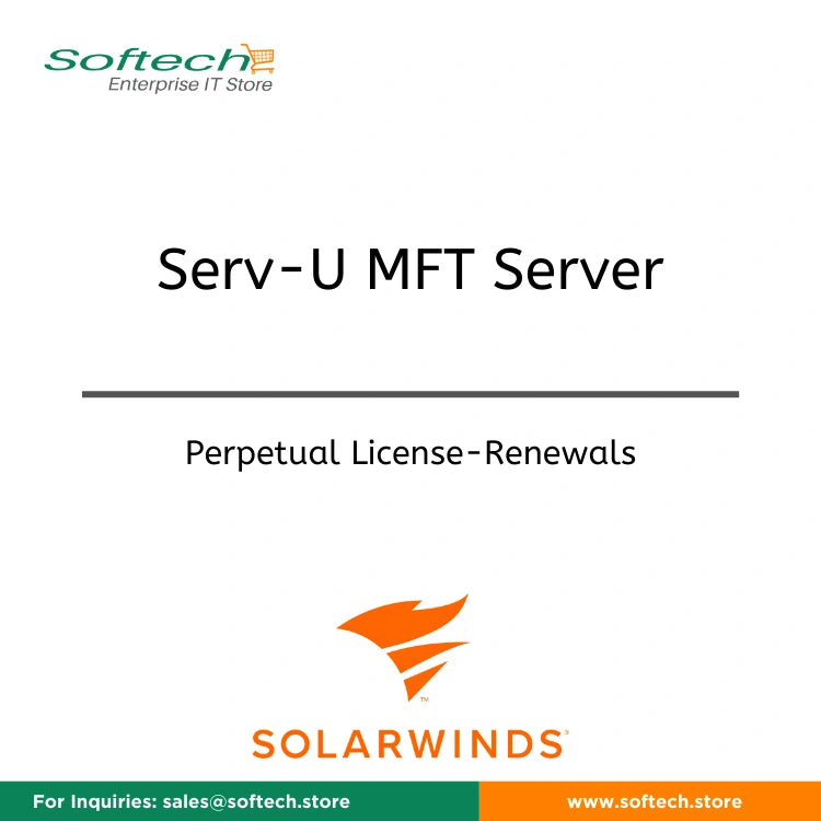 SolarWinds Serv-U Managed File Transfer Server Per Seat License - Annual Maintenance Renewal - Serv-U MFT Server