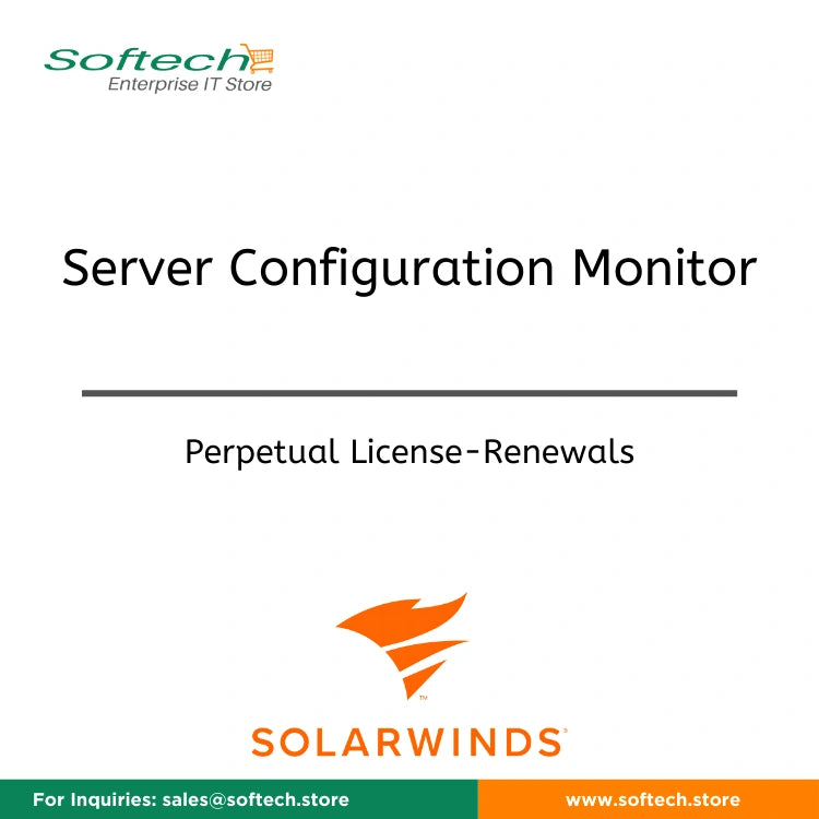 SolarWinds Server Configuration Monitor - Annual Maintenance Renewal - Server Configuration Monitor