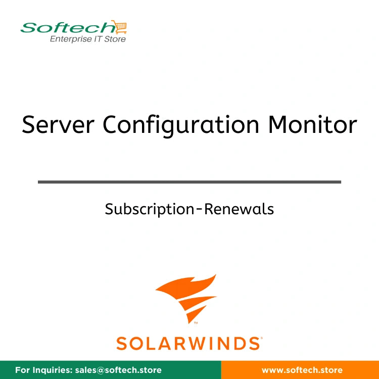 SolarWinds Server Configuration Monitor - Annual Subscription Renewal - Server Configuration Monitor