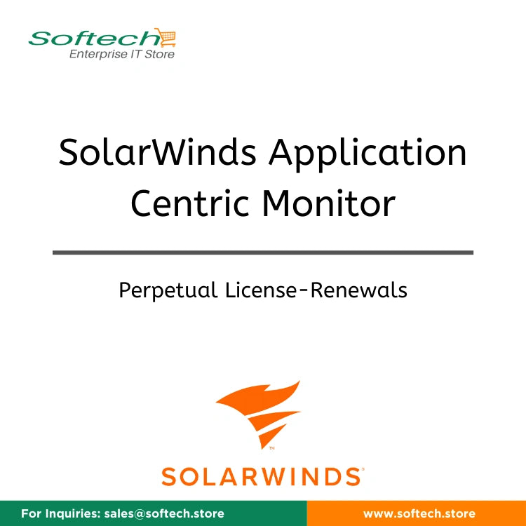 SolarWinds Application Centric Monitor - Annual Maintenance Renewal - SolarWinds Application Centric Monitor