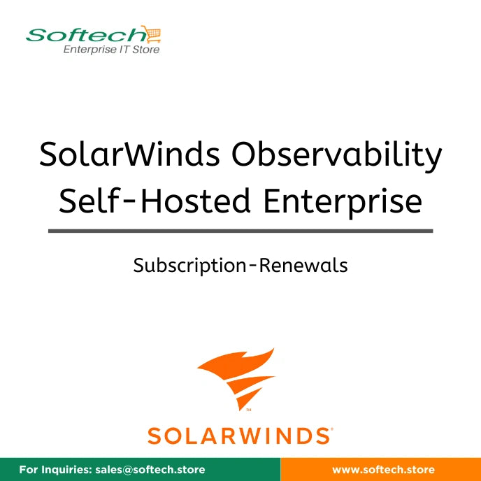 SolarWinds Observability Self-Hosted Essentials for Enterprise - Annual Subscription Renewal