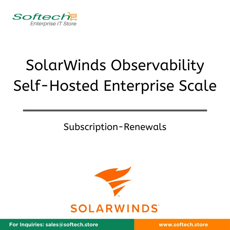 SolarWinds Observability Self-Hosted (Formerly Hybrid Cloud Observability) Advanced - Annual Subscription Renewal - SolarWinds Observability Self-Hosted