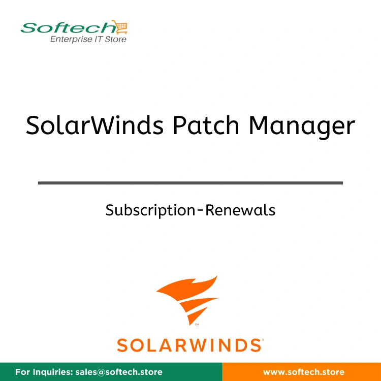 SolarWinds Patch Manager - Annual Subscription Renewal - SolarWinds Patch Manager