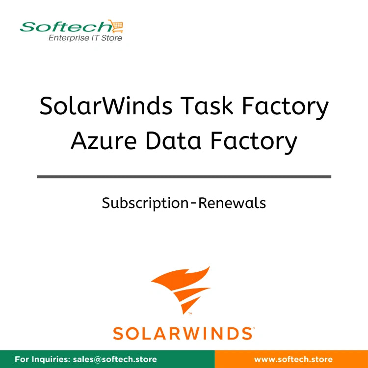 SolarWinds Task Factory - Annual Subscription Renewal - SolarWinds Task Factory Azure Data Factory