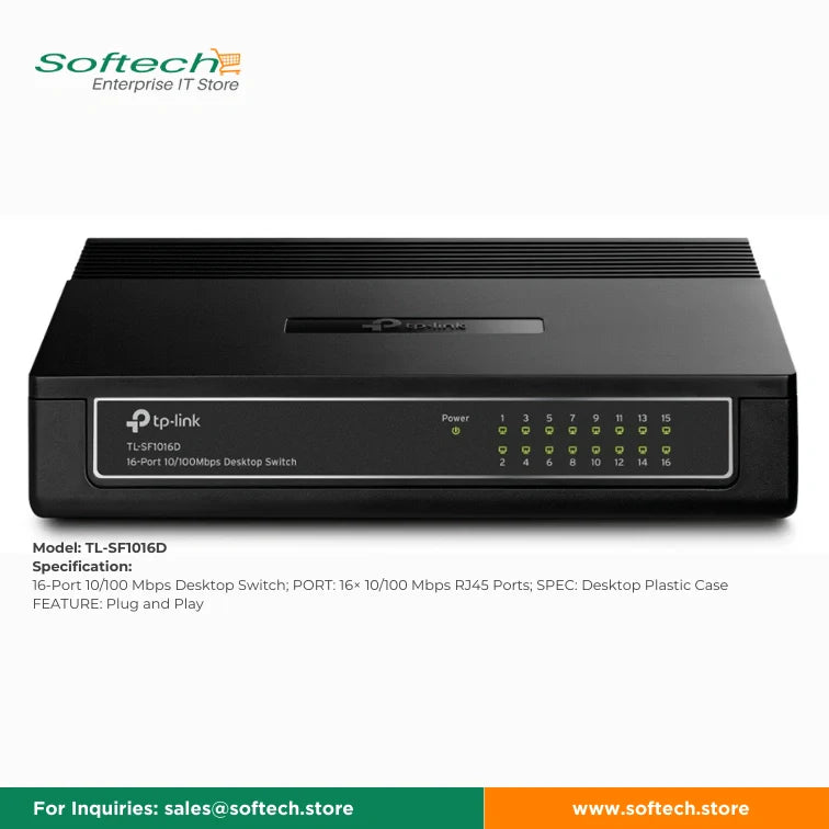 TP-LINK BUSINESS SERIES Unmanaged 16/24/48P 10/100M Switch