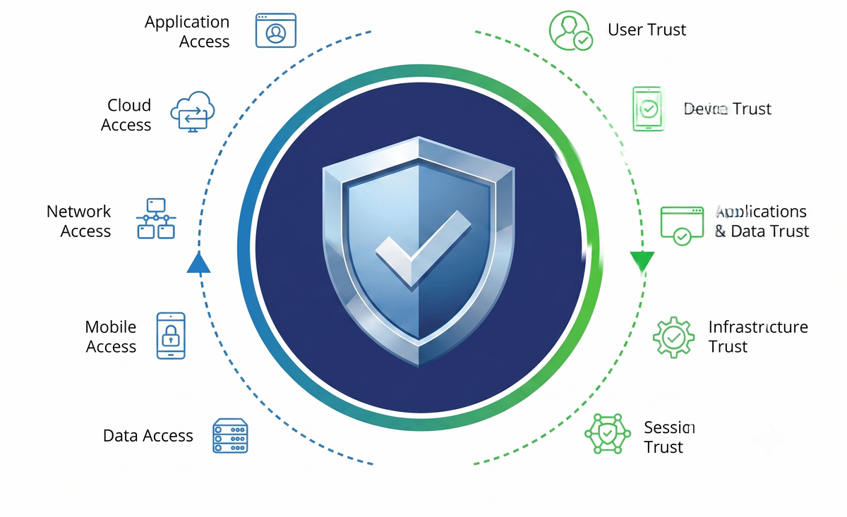 Zero Trust Network Architecture for Hybrid Cloud Environments