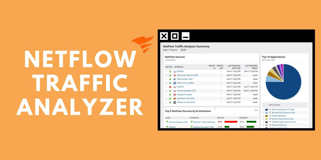 Monitor Bandwidth with SolarWinds NetFlow Traffic Analyzer