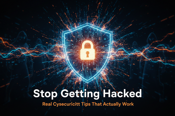 Stop Getting Hacked: Real Cybersecurity Tips That Actually Work