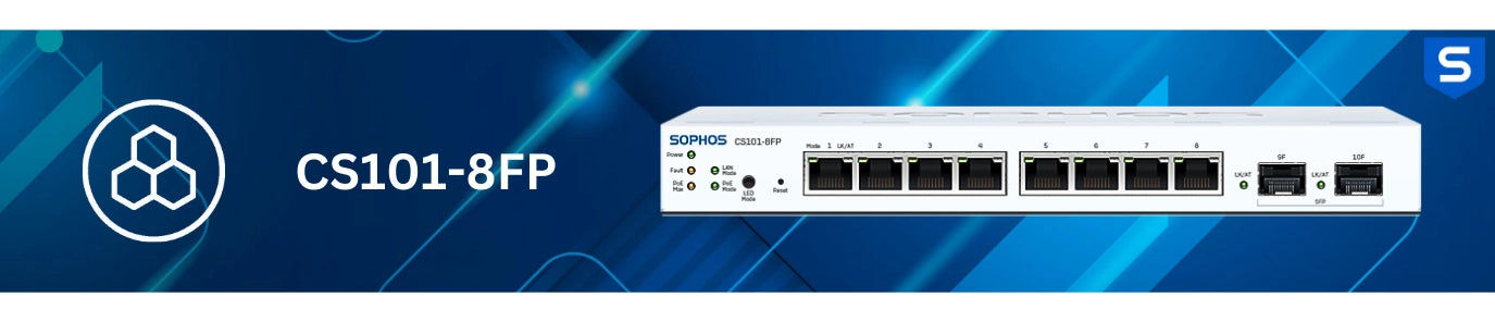 Sophos CS101-8FP Network Switch