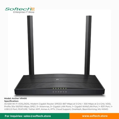 TP-LINK SOHO xDSL Modem Router