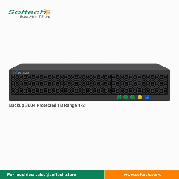 Barracuda Backup 3004 Protected TB Range 1-2 - Backup Server/Service
