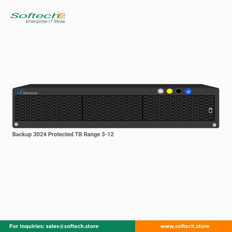 Barracuda Backup 3024 Protected TB Range 3-12 - Backup Server/Service