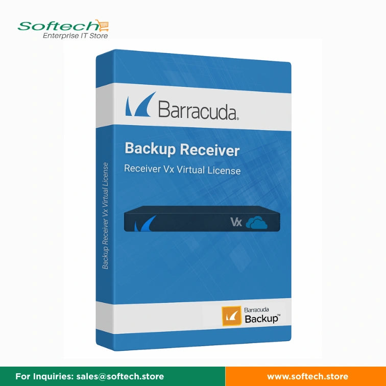 Barracuda Backup Receiver Vx Virtual License - Backup Server/Service