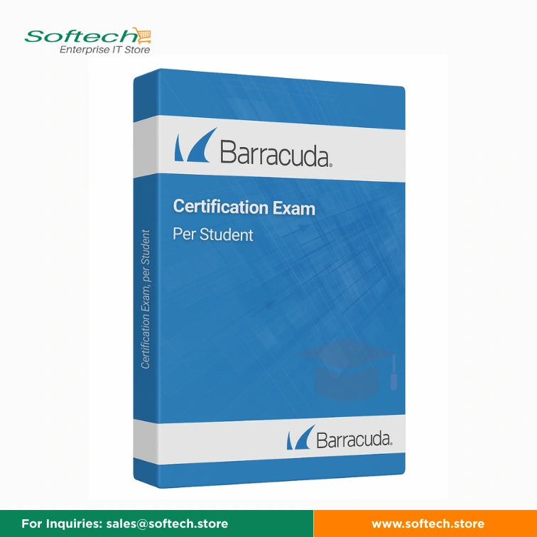 Barracuda Certification Exam, per Student - Support/Training