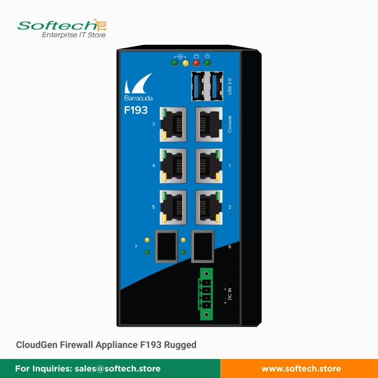 Barracuda CloudGen Firewall Appliance F193 Rugged - CloudGen Firewall