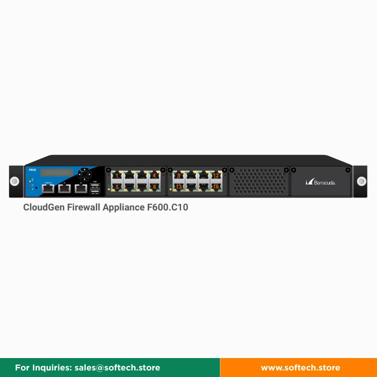 Barracuda CloudGen Firewall Appliance F600.C10 - CloudGen Firewall