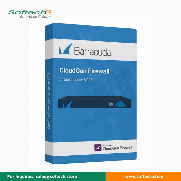 Barracuda CloudGen Firewall Virtual License VF25 - CloudGen Firewall