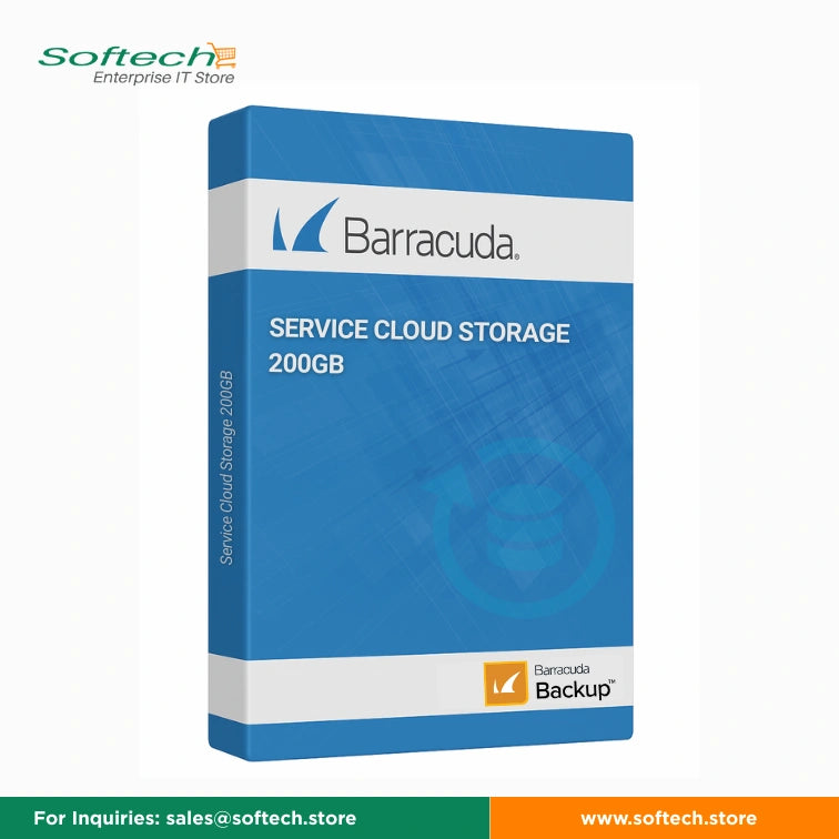 Barracuda Service Cloud Storage 200GB - Backup Server/Service
