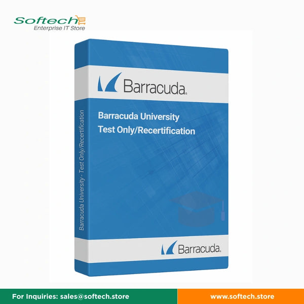Barracuda University - Test Only/Recertification - Support/Training