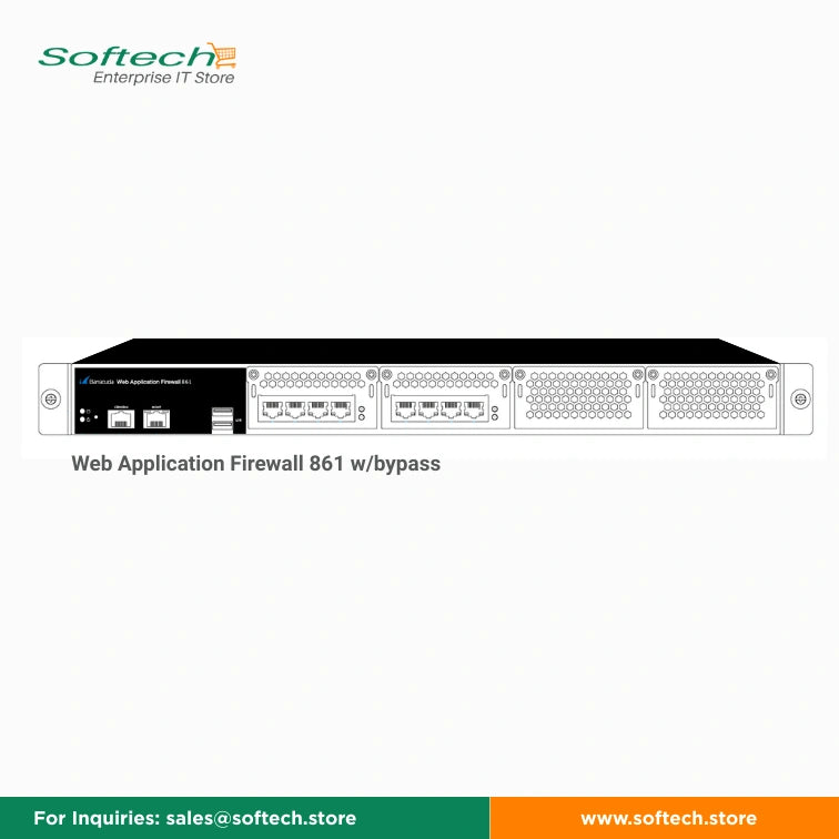 Barracuda Web Application Firewall 861 w/bypass - Web App Firewall