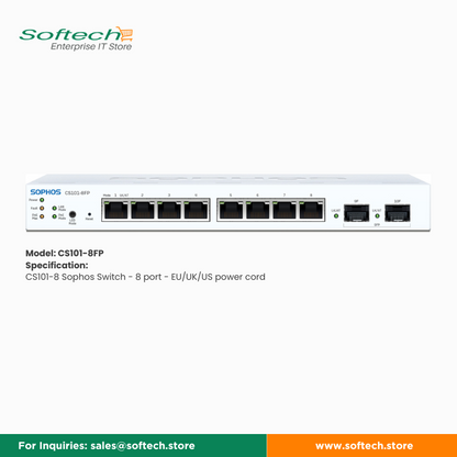 Sophos Network Switches 100 series and 200 Series  all Models, ready delivery,  available at www.softech.store 