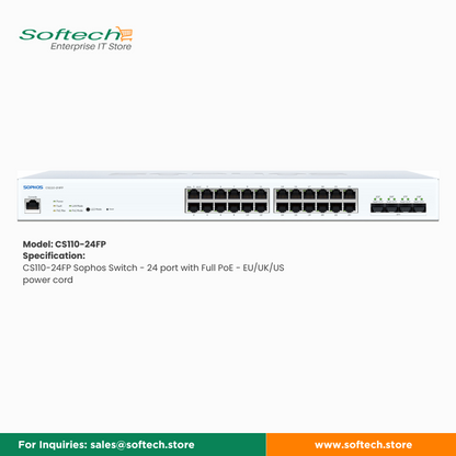 Sophos Network Switches 100 series and 200 Series  all Models, ready delivery,  available at www.softech.store 