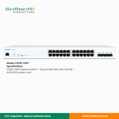 Sophos Network Switches 100 series and 200 Series  all Models, ready delivery,  available at www.softech.store 