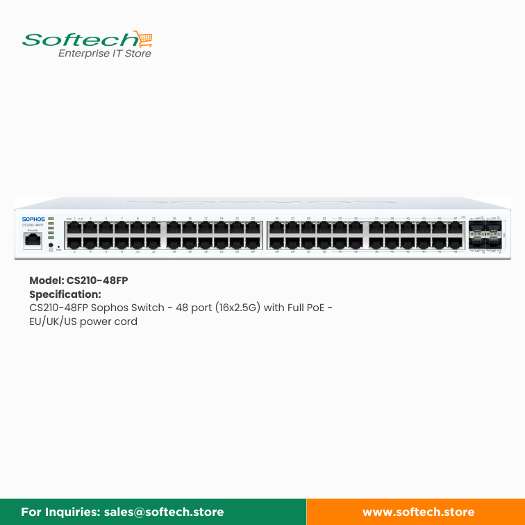 Sophos Network Switches 100 series and 200 Series  all Models, ready delivery,  available at www.softech.store 