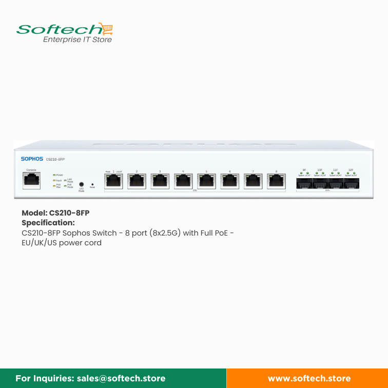 Sophos Network Switches 100 series and 200 Series  all Models, ready delivery,  available at www.softech.store 