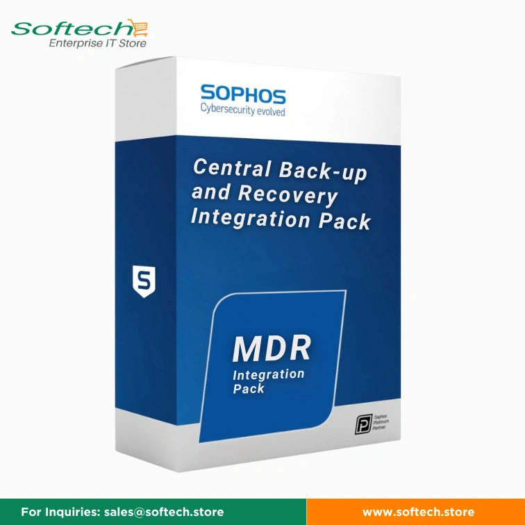 Special offer on Sophos Central Back-up and Recovery Integration Pack, Add-On for Sophos MDR Managed Detection and Response Service Offering, for integration with Acronis and Veeam Back and Recovery Software