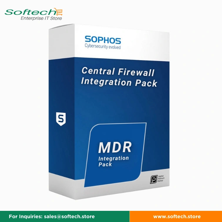 Special offer on Sophos Central Firewall Integration Pack and Add-On for Sophos MDR, Monitor and filter incoming and
 outgoing network traffic to stop advanced threats before they have a chance to cause harm
  available at www.softech.store