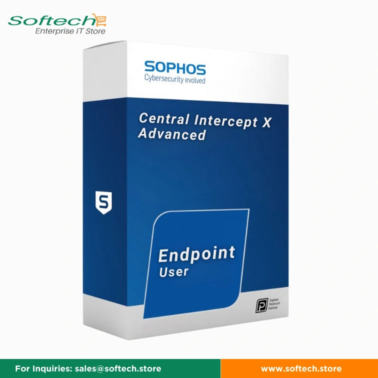 Special offer on Sophos Central Intercept X Advanced, Sophos Endpoint provides unparalleled defense against advanced cyberattacks. Airtight ransomware
 protection and a comprehensive defense-in-depth approach stop the broadest range of threats before they impact your systems, available at www.Softech.store