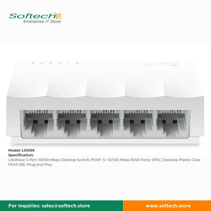 TP-LINK BUSINESS SERIES Unmanaged 5/8P 10/100M Switch