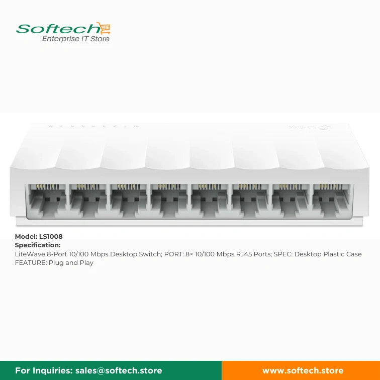 TP-LINK FESTA Unmanaged 5/8P 10/100M Switch