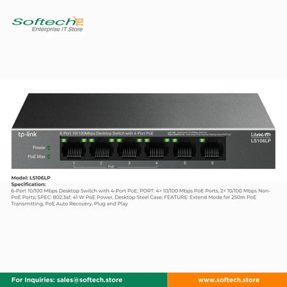 TP-LINK FESTA Unmanaged/Easy Smart PoE Switch
