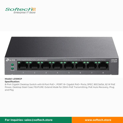 TP-LINK BUSINESS SERIES Unmanaged/Easy Smart PoE Switch