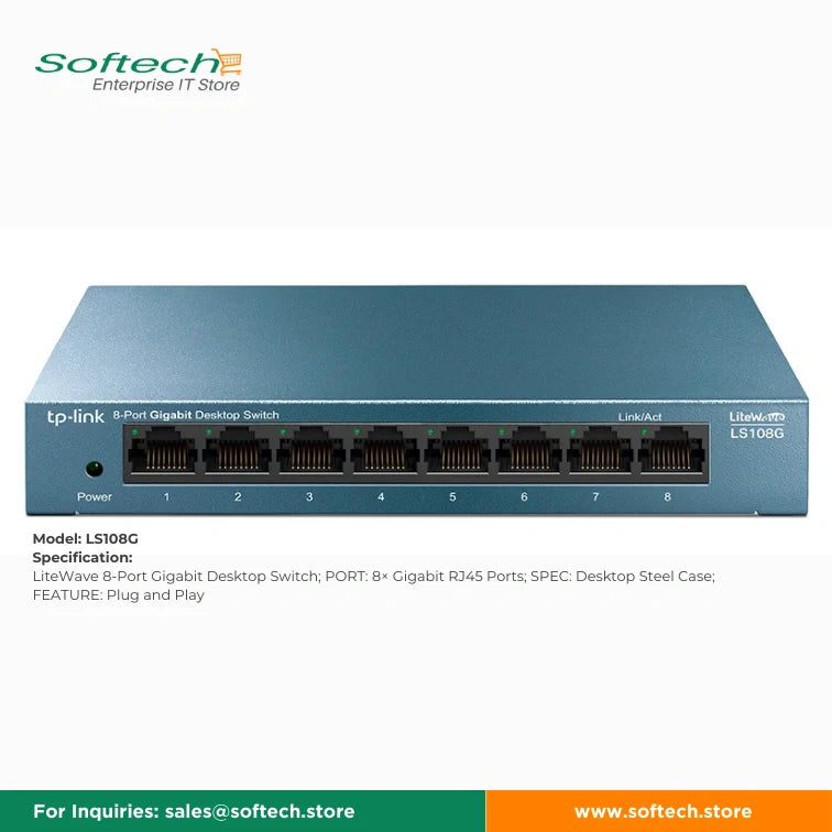 TP-LINK BUSINESS SERIES Unmanaged 5/8P Giga-Switch