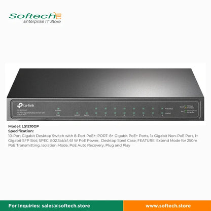 TP-LINK BUSINESS SERIES Unmanaged/Easy Smart PoE Switch