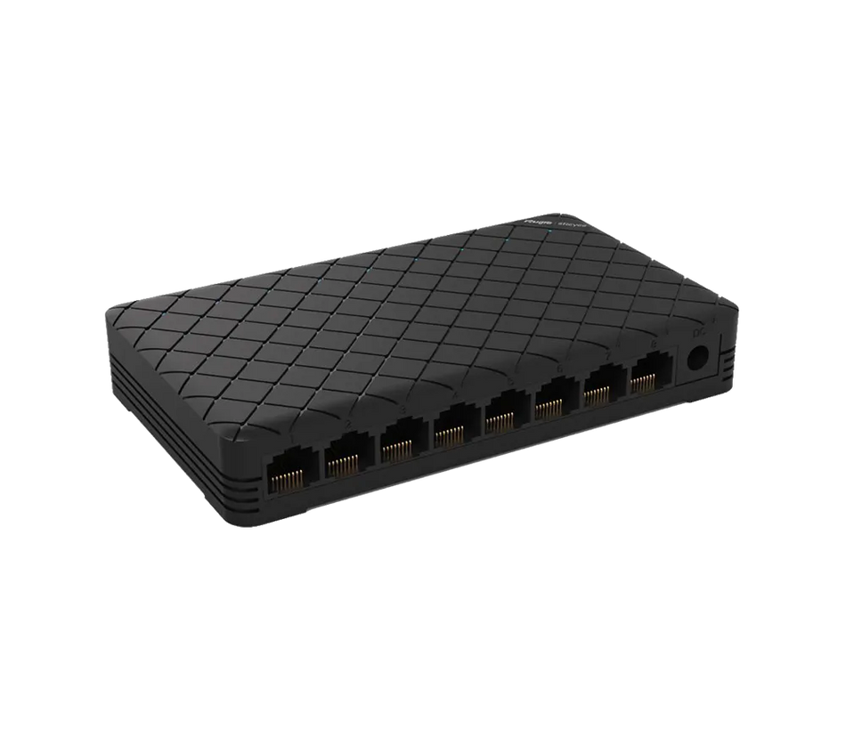 Reyee 8-Port Gigabit unmanaged Switch, 8 Gigabit RJ45 Ports , Plastic Case