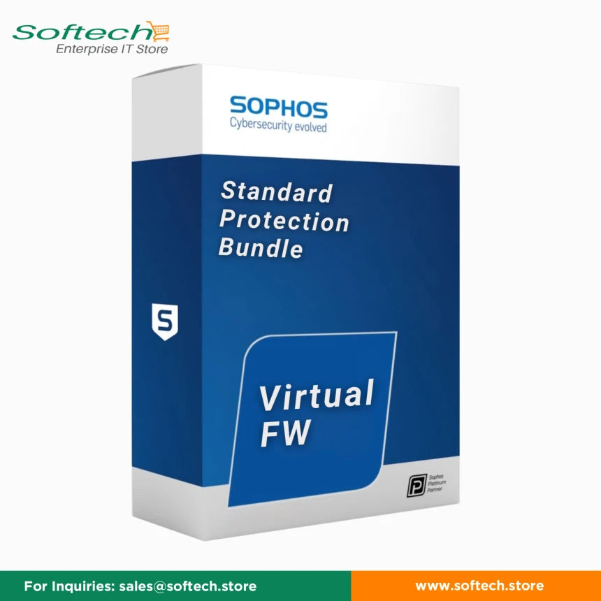 Special offer Sophos SF SW/Virtual Firewall - UP TO 1 CORE & 4GB RAM Standalone Protection Licenses and Bundles, New and Renewal, avaible in multiple Tenures at Softech Store."