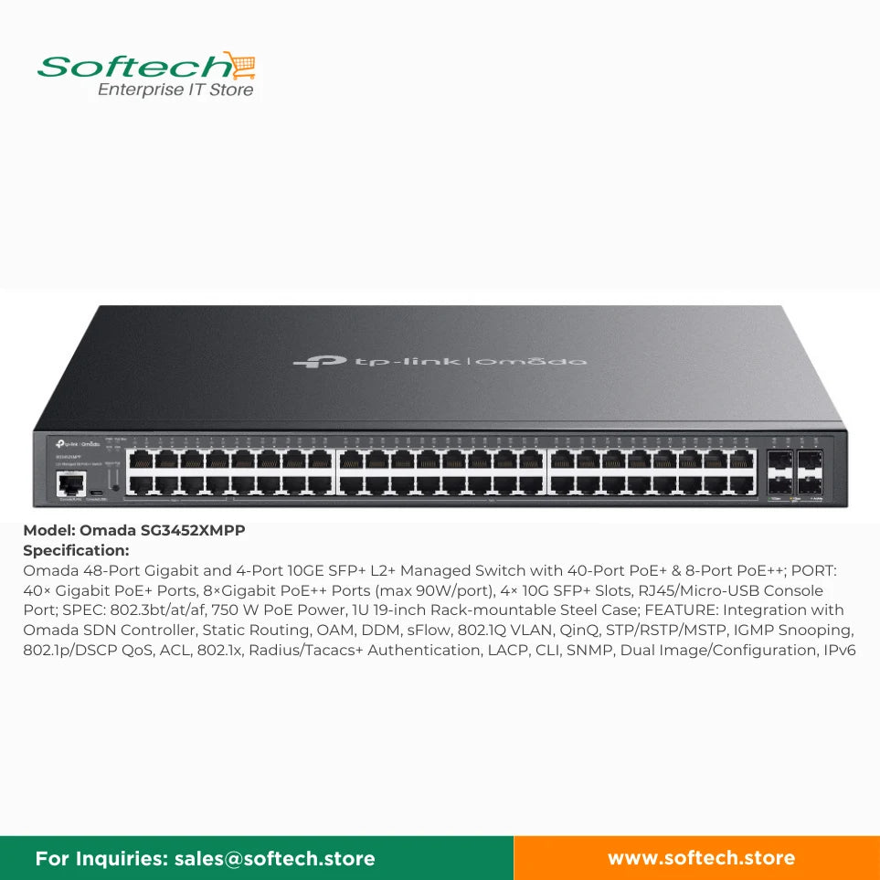TP-LINK OMADA L2+ Managed Switch